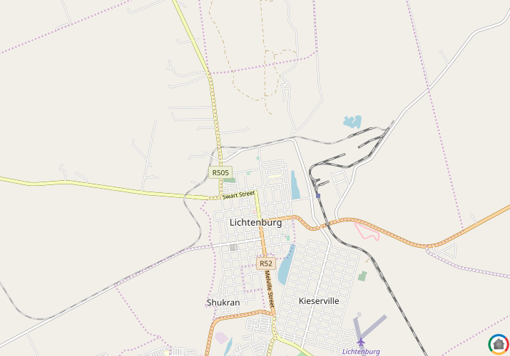Map location of Retiefs Park